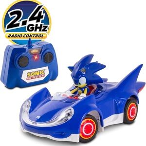 Brand New-Sonic The Hedgehog & Sega All-Stars 2.4GHz Remote Controlled Race Car